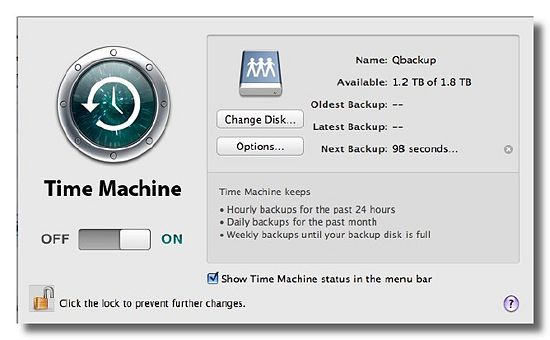 time machine backup mac os sierra on qnap