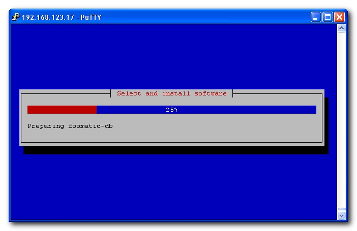 Debian installation failed select and install software download