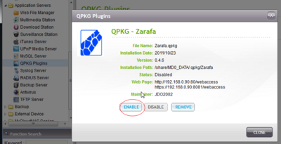 File:Zarafa QPKG Enable.png